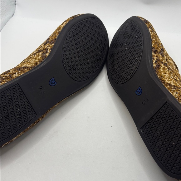 Rothy's The Loafer Bronze Python Slip On Comfort Sustainable SZ 9.5 casual - Picture 6 of 8